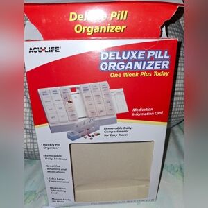 Weekly Pill Organizer - White